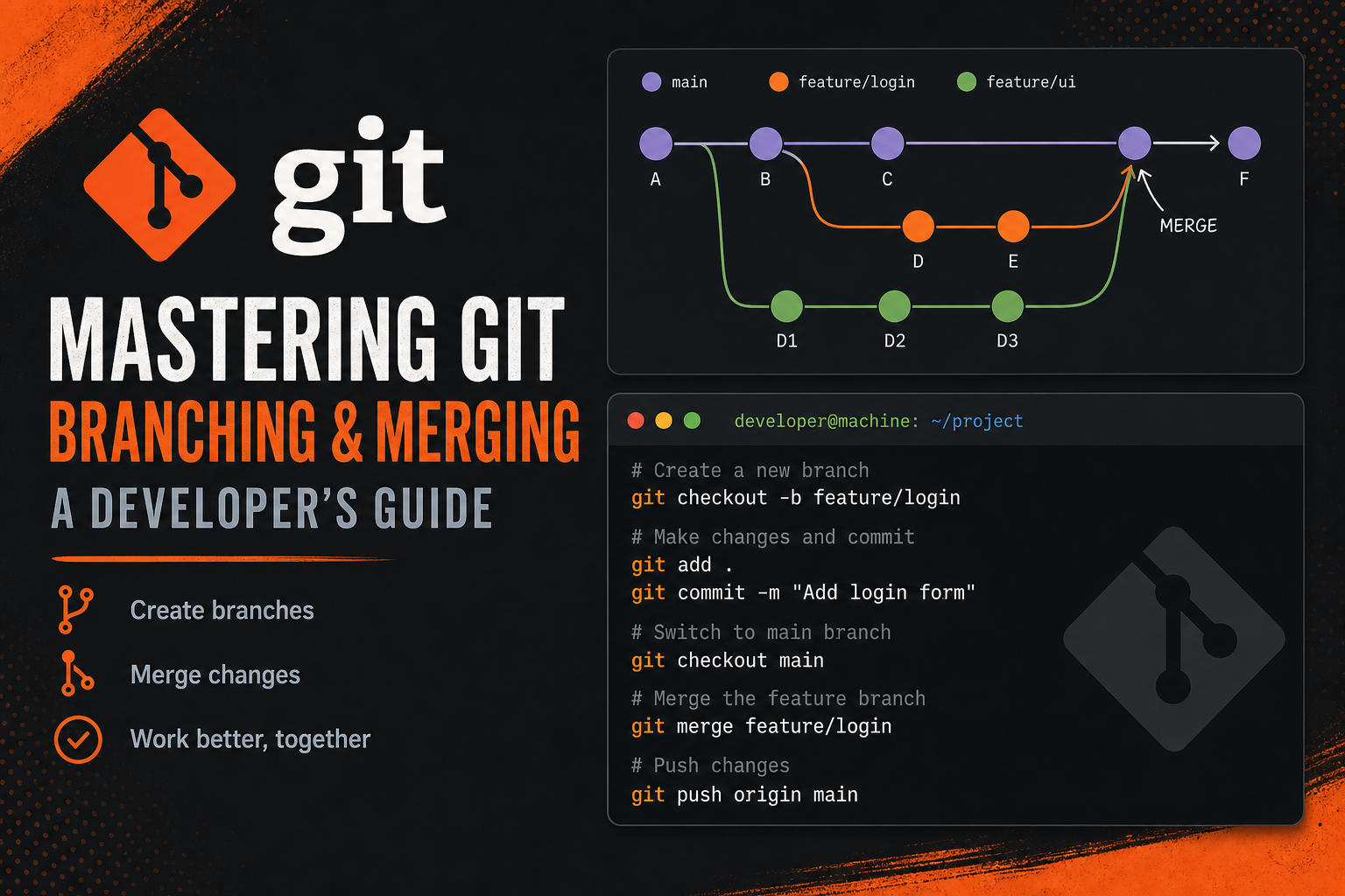 آموزش Git از صفر برای برنامه‌نویس‌ها — راهنمای عملی با مثال‌های واقعی